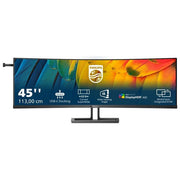 Philips 45B1U6900CH-00 Serie 6000 Monitor PC 44.5'' UltraWide DQHD 5120x1440 VA Curvo 32:9 USB-C Docking Webcam 5MP KVM colore Nero