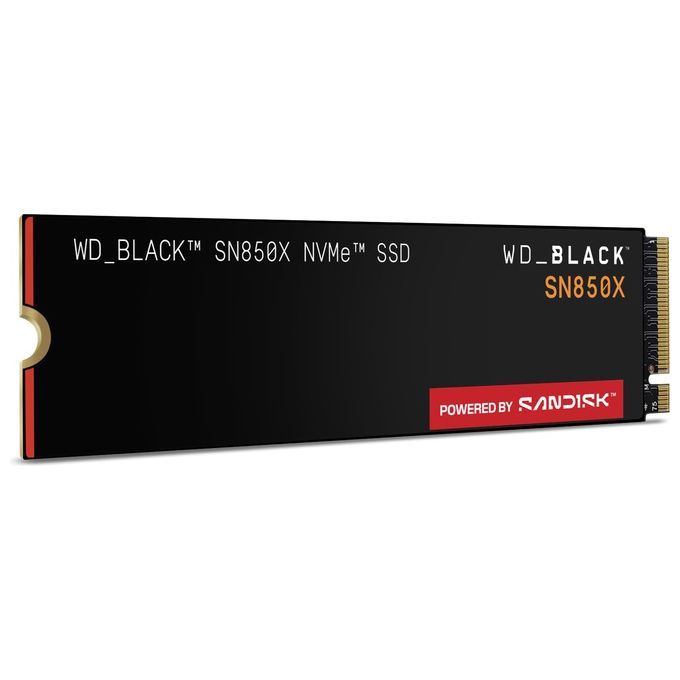 Western Digital Black SN850X SSD NVMe M.2 PCIe 4.0 4TB per PC - Velocita' 7300 MB-s
