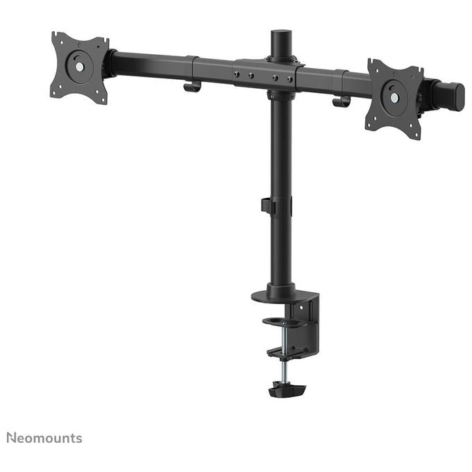 NewStar Supporto da Scrivania per 2 Monitor 10''-27'' Nero