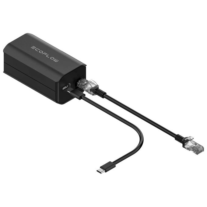 EcoFlow ZMA003-EU-UK-C20 Adattatore Messa a Terra per Stazione Alimentazione Portatile Veicoli Elettrici IP54 220V colore Nero