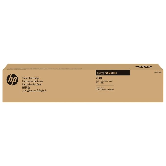 HP Samsung MLT-D708L Alta resa nero originale cartuccia toner (SS782A) per MultiXpress SL-K401LX, SL-K4250LX, SL-K4250RX, SL-K4300LX, SL-K4350LX