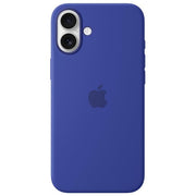 Apple MYYF3ZM-A Custodia MagSafe in Silicone per iPhone 16 Plus con Silicone Riciclato al 55% e Fodera in Microfibra colore Blu Oltremare