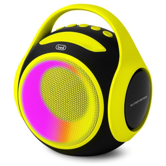 Trevi XR 8A 202 Altoparlante Portatile 20 W Bluetooth 5.3 TWS IPX5 MicroSD USB Type-C colore Giallo