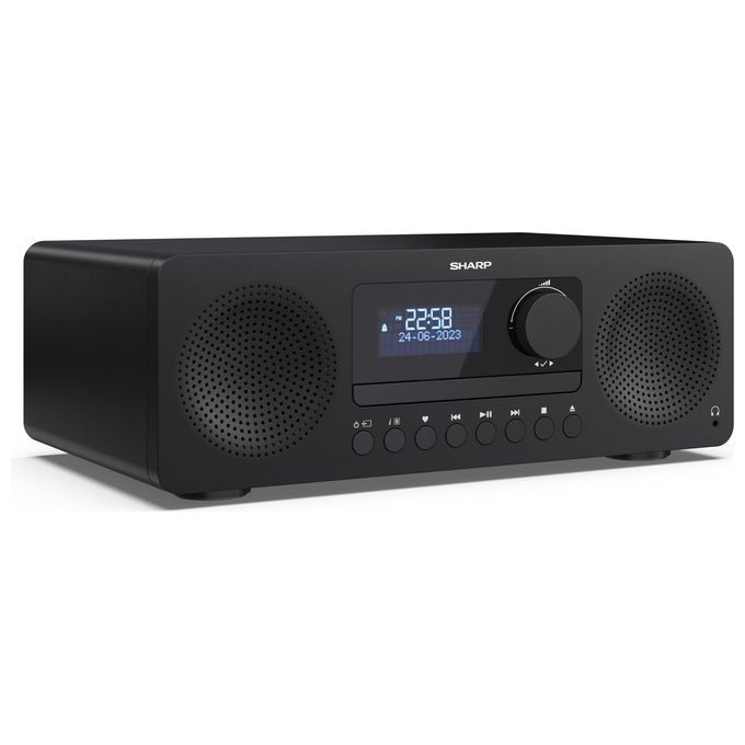 Sharp XL-B720D Microsistema Audio per la Casa 30 W Bluetooth 5.0 DAB+ FM Lettore CD USB colore Nero