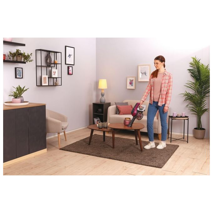 Hoover HF110P HF1 Aspirapolvere Senza Filo Senza Sacco 0.9 L 170 W autonomia 30 min colore Magenta