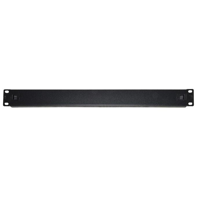 Link Pannello Cieco 1 Unita' per Armadi Rack 19'' Chiusura a Scatto Nero