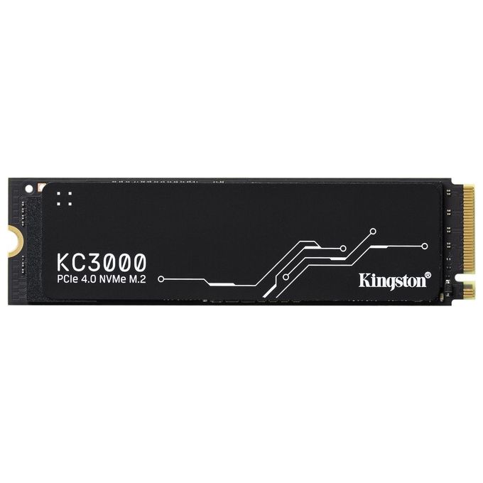 Kingston SKC3000D-2048G KC3000 SSD M.2 NVMe PCIe 4.0 2048 GB 3D TLC 7000 MB-s Dissipatore