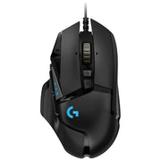 Logitech G G502 HERO Mouse Gaming Prestazioni Elevate, Sensore HERO 25K, 25.600 DPI, RGB, Pesi Regolabili, 11 Pulsanti Programmabili, Memoria Integrata, PC-Mac-Laptop, Nero