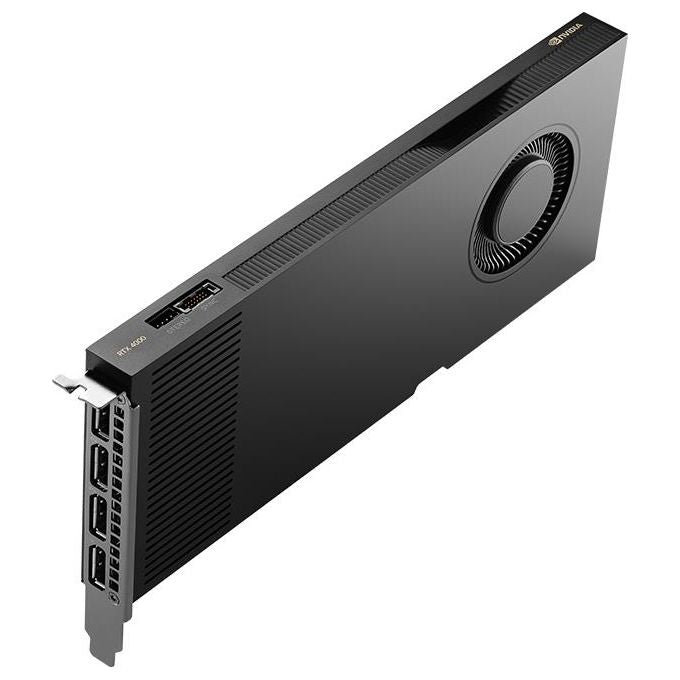 PNY VCNRTX4000ADA-SB RTX 4000 Ada Generation Scheda Video 20 GB GDDR6 6144 CUDA Core 4x DisplayPort 1.4a PCIe 4.0 x16 130 W colore Nero