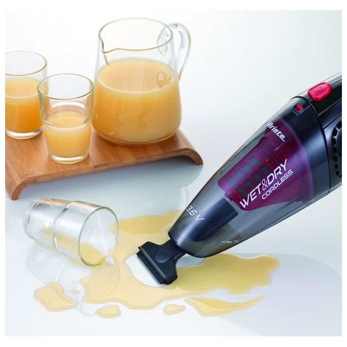 Ariete 2474 Wet and Dry Cordless Aspirapolvere Nero-Viola
