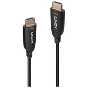 Lindy 38513 Cavo HDMI 2.1 Ibrido Fibra Ottica 8K 60Hz 4K 120Hz 48 Gbps 30 m colore Nero