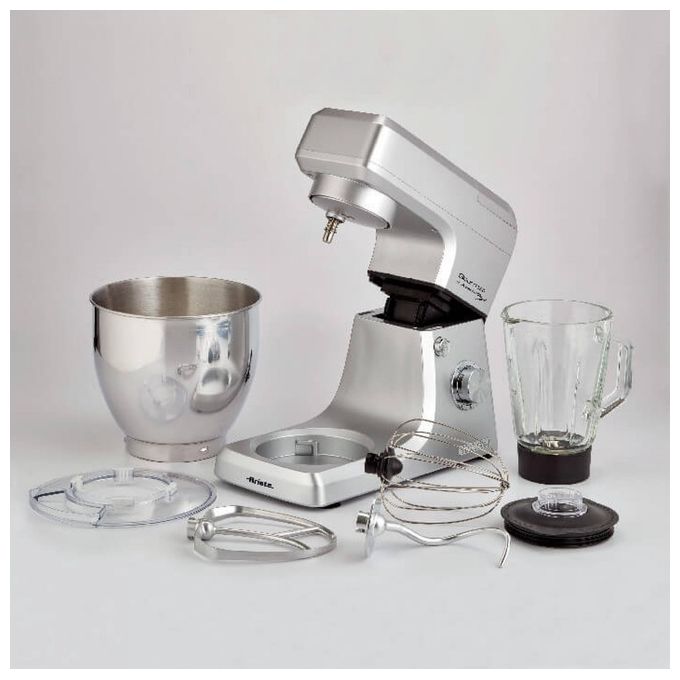 Ariete 1598 Gourmet pro - Impastatrice con Frullatore Planetaria 7L 1200W Acciaio Inox