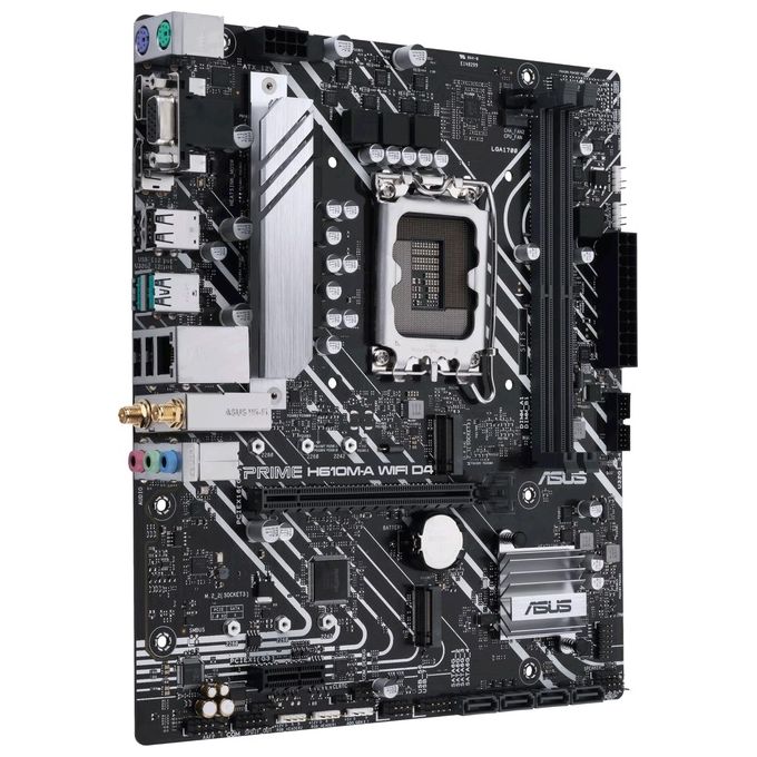 ASUS 90MB1C80-M0EAY0 PRIME Scheda Madre Intel H610 LGA 1700 micro ATX DDR4 Wi-Fi 5 Bluetooth 5.0 colore Nero
