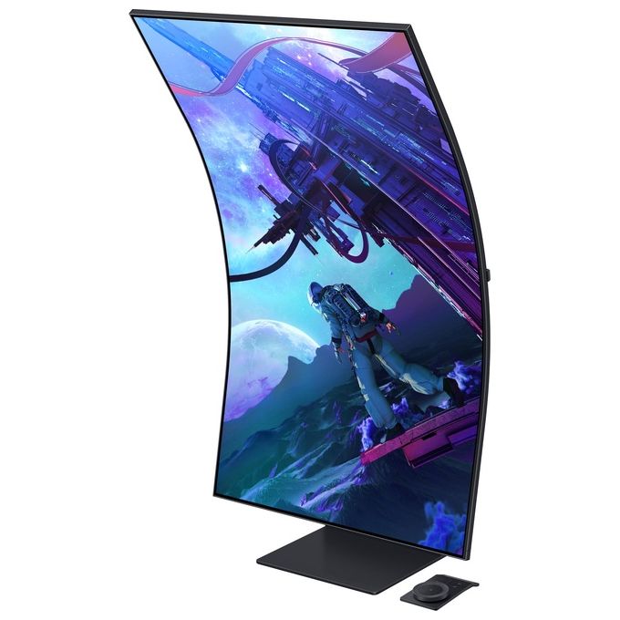 Samsung LS55CG970NUXEN Odyssey Ark 2ª Gen. Monitor Gaming Curvo 55'' UHD 4K 165Hz 1ms HDR10+ Quantum Mini LED colore Nero
