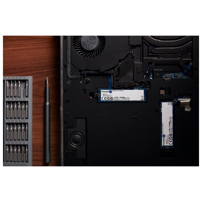 Kingston Technology SNV3S-2000G 2000G NV3 M.2 2280 NVMe SSD Capacita' 2 TB Velocita' lettura 6000 MB-s Velocita' scrittura 5000 MB-s colore Nero