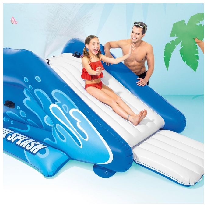 Intex 58849 scivolo gonfiabile 333 x 206 x 117 cm per divertimento in piscina e campeggio