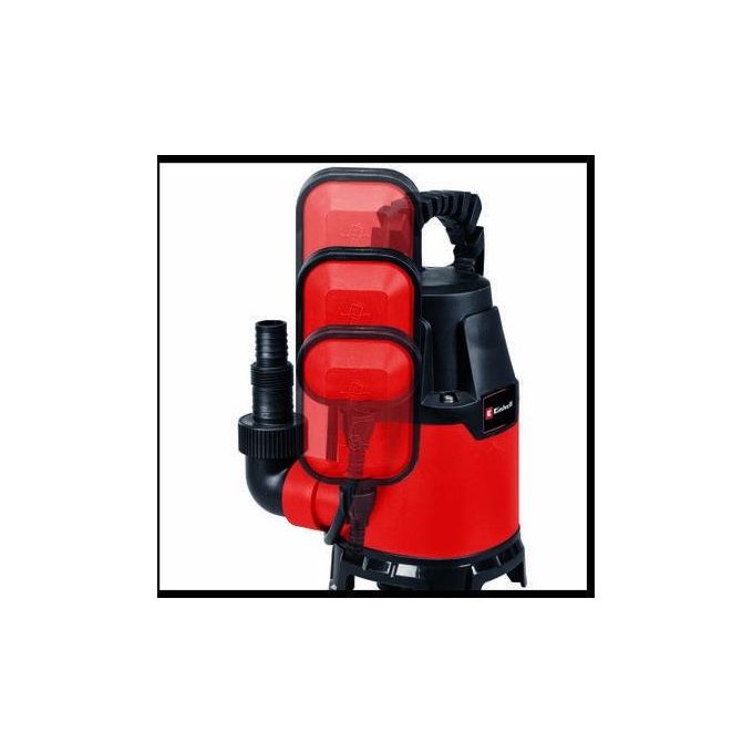 Einhell 4181530 GC-DP 3325 Pompa per acque scure 330 W portata 9500 L-h prevalenza 6 m corpi estranei 25 mm colore Nero