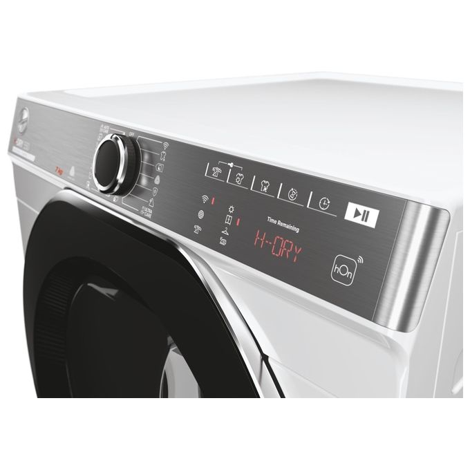 Hoover NR4 H7A2TCBEX-S H-DRY 500 Asciugatrice Pompa di Calore 7 Kg Classe A++ Slim Wi-Fi Bluetooth (85 x 59,6 x 47,7 cm) colore Bianco