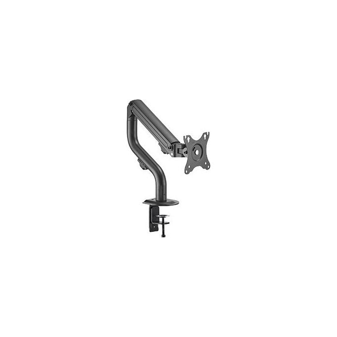 Hamlet HM-SPMADA102 Supporto per Monitor da Scrivania Ergonomico Snodato su 3 Assi fino a 32'' 9 Kg con Gestione Cavi Nero