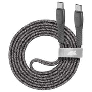 Rivacase Cavo di Ricarica Piatto In Nylon Resistente Type-C - Type-C 1.2mt Grigio