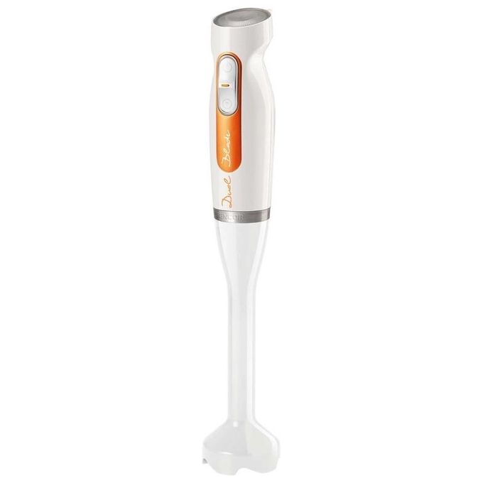 Sencor SHB_4260WH-EUE3 Frullatore ad immersione 600 W con bicchiere 700 ml e tritatutto 500 ml colore Arancione Bianco