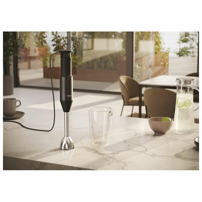 Haier 38800002 I-Master Series 5 Frullatore ad immersione 1000 W 3 lame in acciaio inox 100 velocita' colore Nero