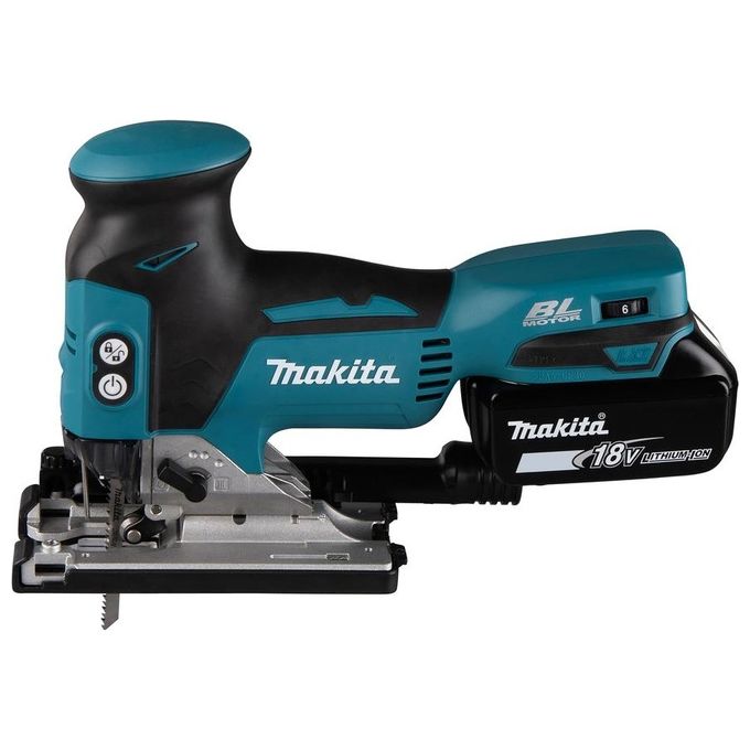 Makita DJV181RTJ Seghetto Alternativo a Batteria 18V con 2 Batterie 5,0 Ah e Valigetta Makpac colore Nero