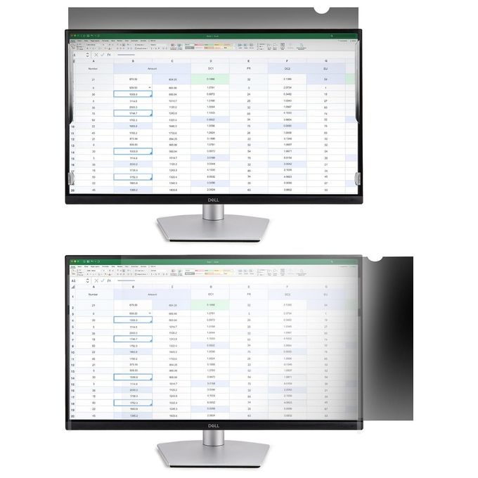 StarTech.com 23669-PRIVACY-SCREEN Filtro privacy per monitor 23.6'' 16:9 riduzione luce blu 51% trasmissione luce 60% angolo visione 30° colore Nero