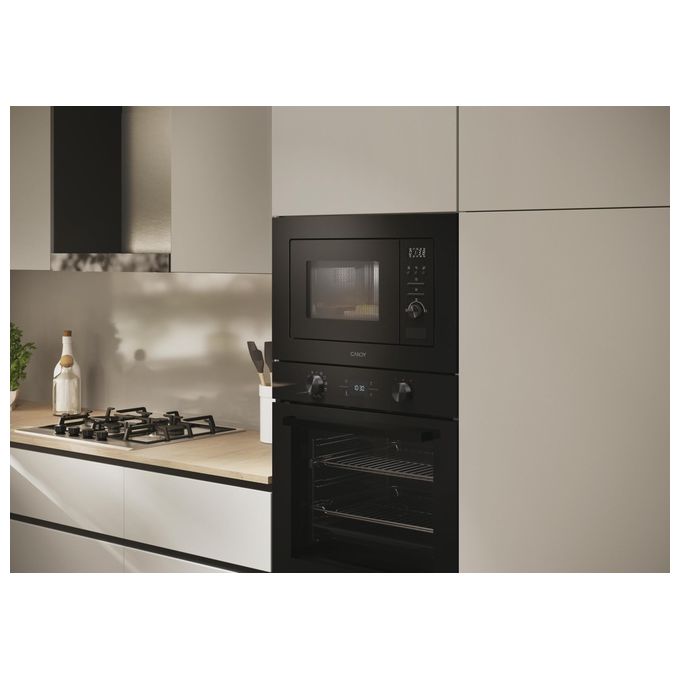 Candy CA20FMW7NB Wave 600 Forno a Microonde da Incasso con Grill 20 L 800 W 13 Programmi (38x59,4x31,9 cm) colore Nero