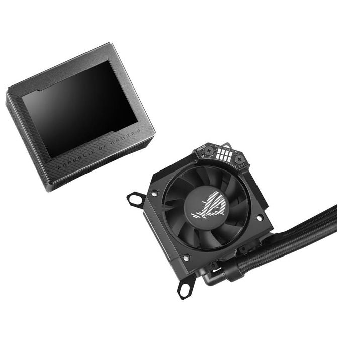 ASUS 90RC00K0-M0UAY0 ROG Ryujin III Dissipatore Liquido All-in-One con Display LCD 3,5'' Pompa 8a Generazione Ventole Noctua 120 mm 240mm colore Nero