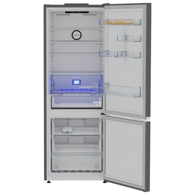 Beko B3RCNE564HG Beyond Frigorifero Combinato 490 L 192 cm Classe E 38 dB Total No Frost HarvestFresh AeroFlow colore Grigio