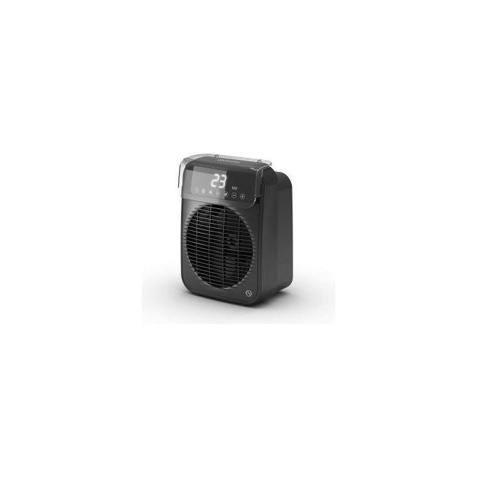 Olimpia Splendid 99241 CALDO TEKNO Riscaldatore ambiente elettrico con ventilatore 2000 W 2 livelli di potenza termostato regolabile timer 24 h IP21 colore Nero