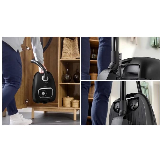 Bosch BGB41BA1 Serie 4 Aspirapolvere a Traino con Sacchetto 4 L 600 W 75 dB colore Nero