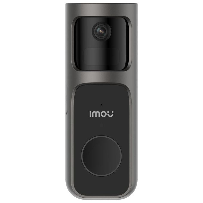 Imou DB-2SP-3T0W-DS2S Doorbell 2S Kit Videocitofono Wi-Fi 2K 3MP Batteria 5000 mAh Visione Notturna IR colore Nero
