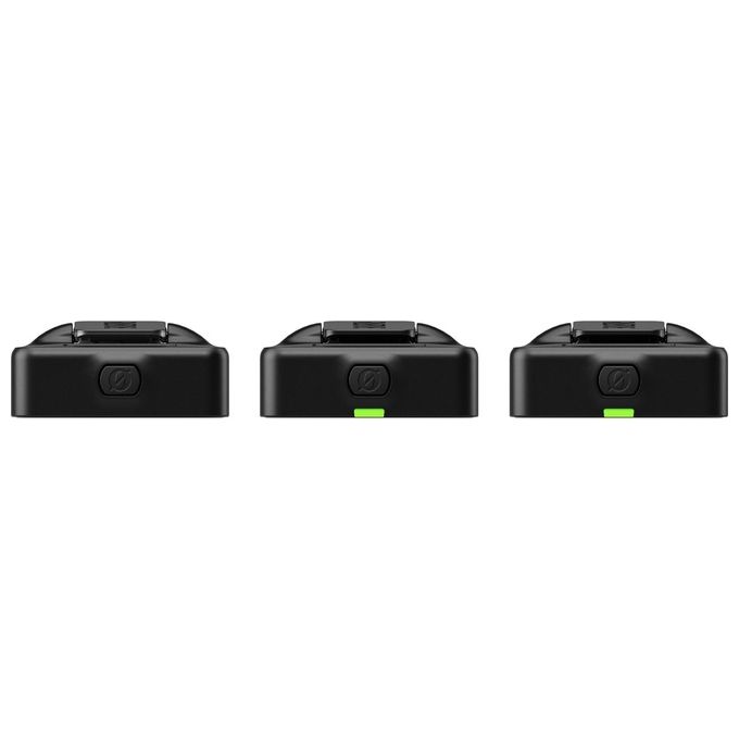RØDE WIRELESS PRO Sistema Microfono Wireless a 2 Canali con Registrazione 32-Bit Float Timecode Integrato 260 m 2 Microfoni Lavalier Colore Nero