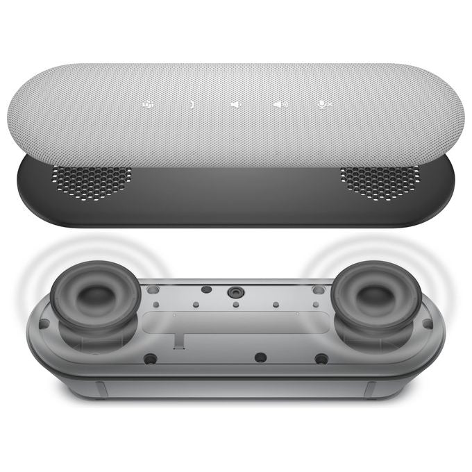 Dell SP3022 Vivavoce da Scrivania con Cancellazione del Rumore AI Certificato Microsoft Teams e Zoom USB-C USB-A colore Nero