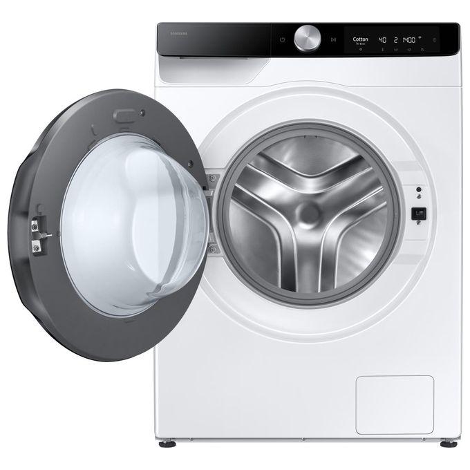Samsung WD90DG6B85BKU3 AI Control Lavasciuga Frontale 9-6 Kg 1400 rpm Classe A EcoDosatore AI Wash Wi-Fi (85x60x60 cm) colore Nero Bianco