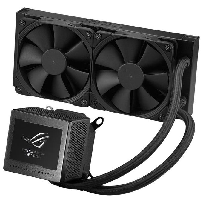 ASUS 90RC00K0-M0UAY0 ROG Ryujin III Dissipatore Liquido All-in-One con Display LCD 3,5'' Pompa 8a Generazione Ventole Noctua 120 mm 240mm colore Nero