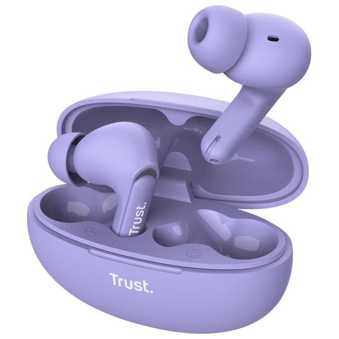Trust Yavi Auricolare True Wireless Stereo (TWS) In-ear Musica e Chiamate USB tipo-C Bluetooth Viola