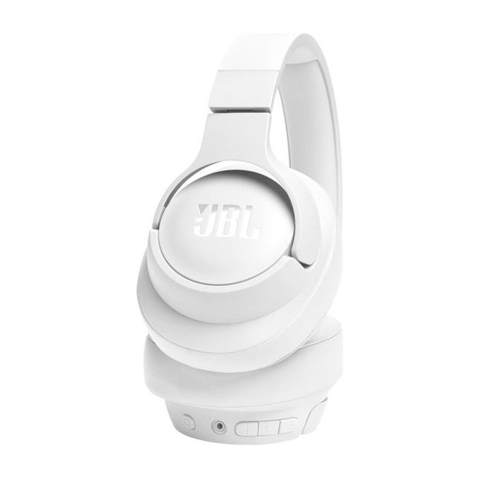 JBL JBLT720BTWHT Tune 720BT Cuffie Wireless Over-Ear Bluetooth 5.3 Pure Bass 76h Autonomia colore Bianco