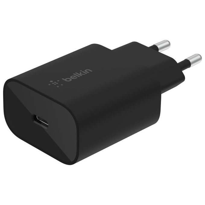 Belkin Caricabatteria da Parete Usb-C 25W PD 3.0 Nero