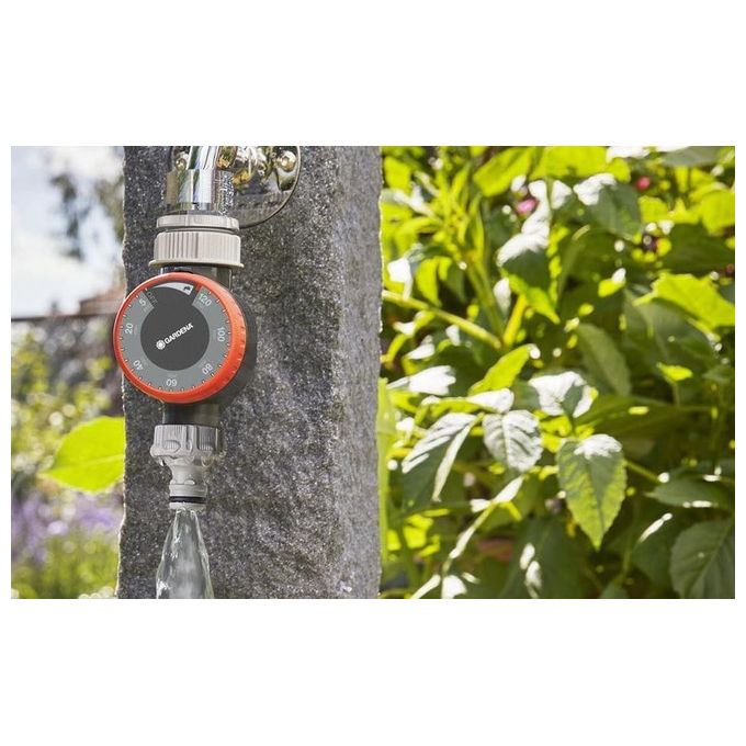 Gardena 1169-20 Temporizzatore Automatico per Rubinetti da 26.5 mm (G 3-4) o da 33.3 mm (G1), Irrigazione Variabile (5-120 min)