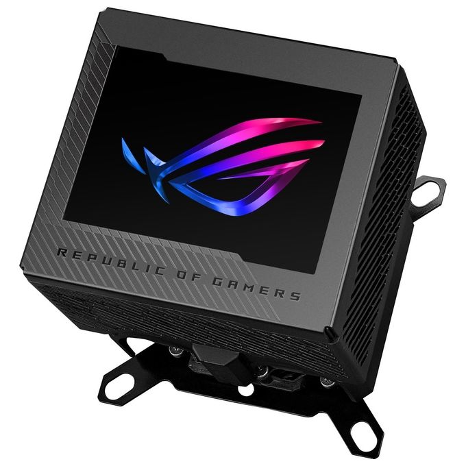 ASUS 90RC00V0-M0UAY0 ROG RYUJIN III WB Blocco di acqua CPU con display LCD 3.5'' Full Color Rame compatibile LGA 1700 AM5 colore Nero