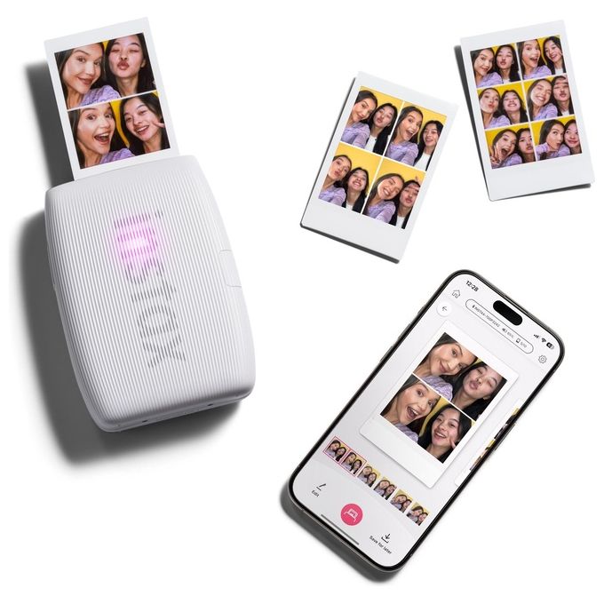 Fujifilm 16832077 Instax Mini Link 3 Stampante Fotografica Bluetooth 800x600 dpi 100 stampe per carica colore Bianco