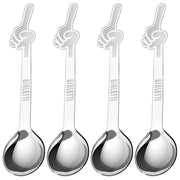 Bialetti Set Cucchiaini per Espresso Perfetto Moka 4 Pezzi