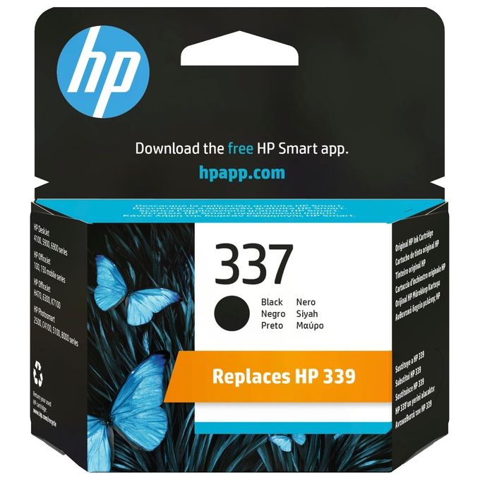 Hp cartuccia ink hp nero 337 11ml per 5940 2575 8050