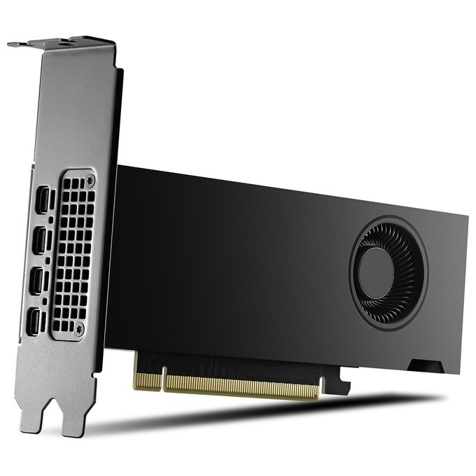 PNY VCNRTX2000ADA-SB RTX 2000 Ada Scheda Video 16 GB GDDR6 PCI Express 4.0 x8 4 x Mini DisplayPort Low Profile Dual Slot colore Nero