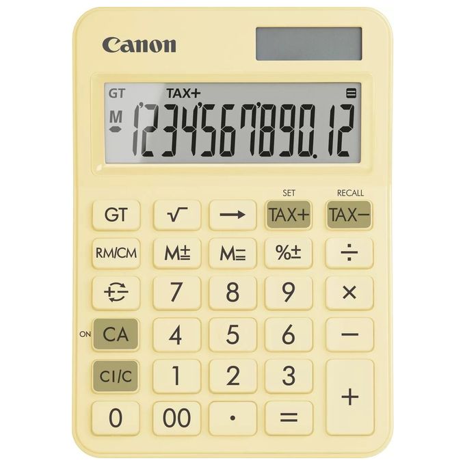 Canon Ls-125kb-pyl Emea Hb Calcolatrice da Ufficio Giallo