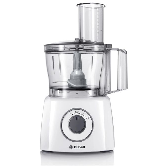 Bosch MCM3100W MultiTalent 3 Robot da cucina multifunzione 800 W ciotola 2,3 L 2 velocita' turbo accessori inclusi colore Bianco