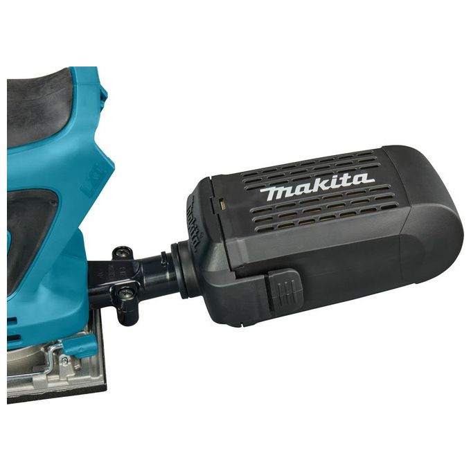Makita DBO484Z Levigatrice Orbitale a Batteria 18 V 11000-14000 OPM con Velocita' Regolabile e Sistema Velcro colore Nero Blu